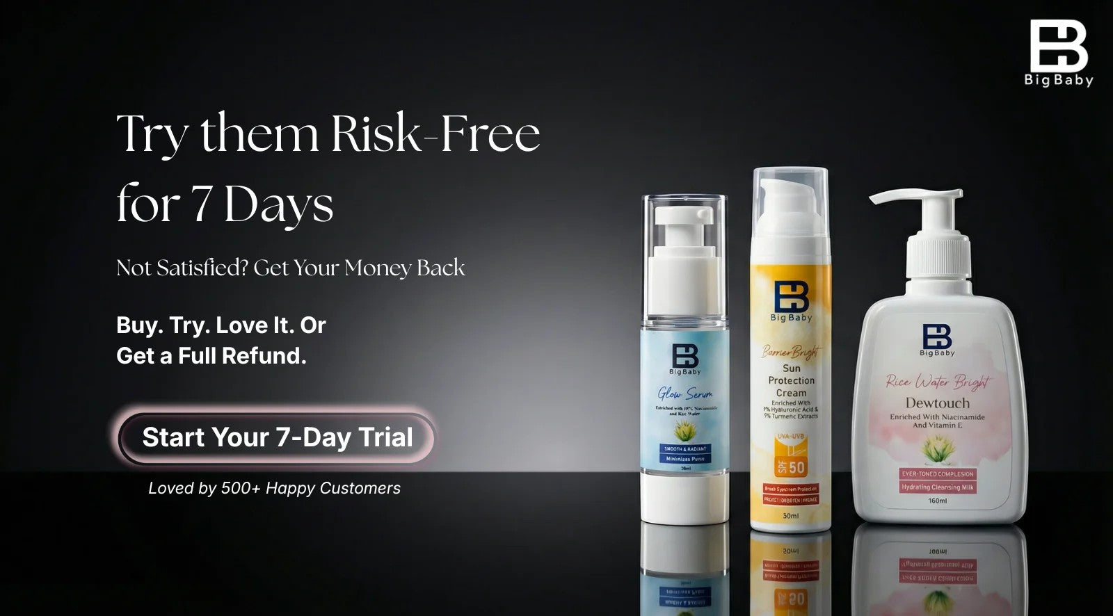 free trail offer banner