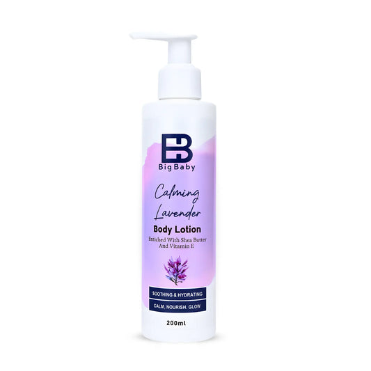 Daily moisturizing lavender body lotion suitable for winter and summer use
