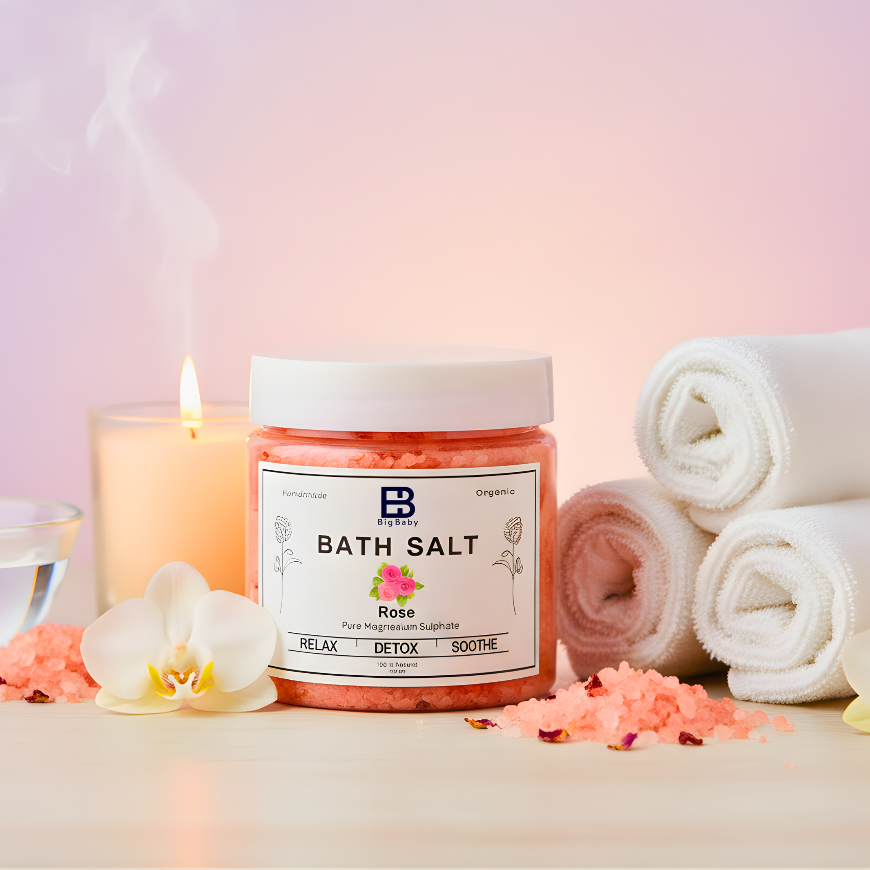 Pure epsom salt bath salt for relaxation by BigBaby